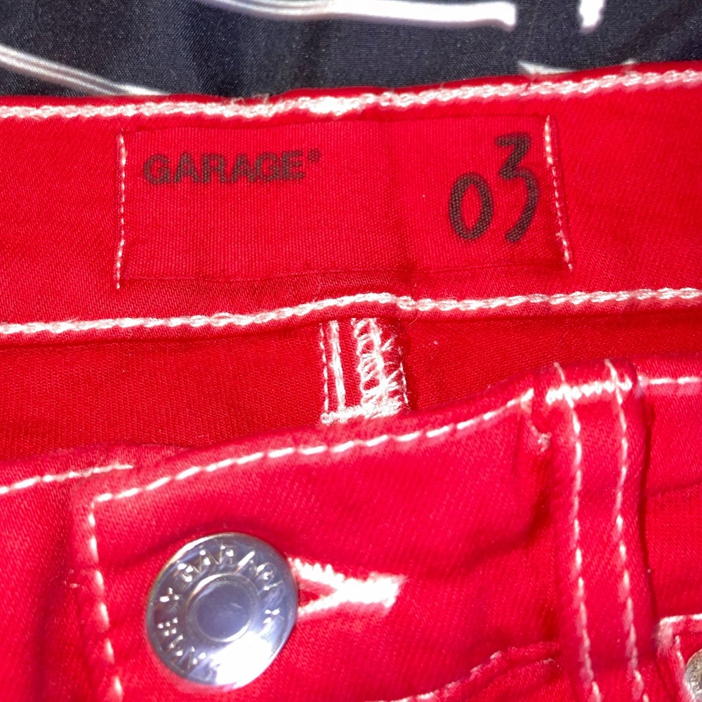 Garage Red Jeans - Picture 7 of 9